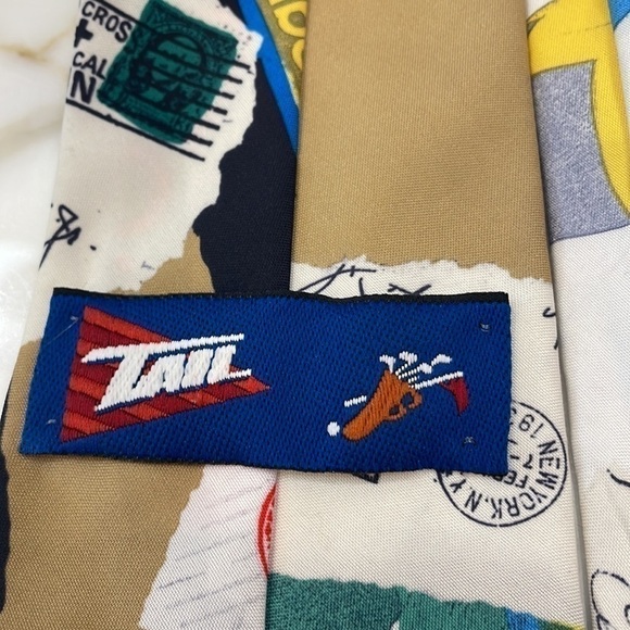 Tail Ouverts Paques Fin Septendre?Club Golf Tennis NECK TIE—Excellent Condition! - Picture 5 of 5